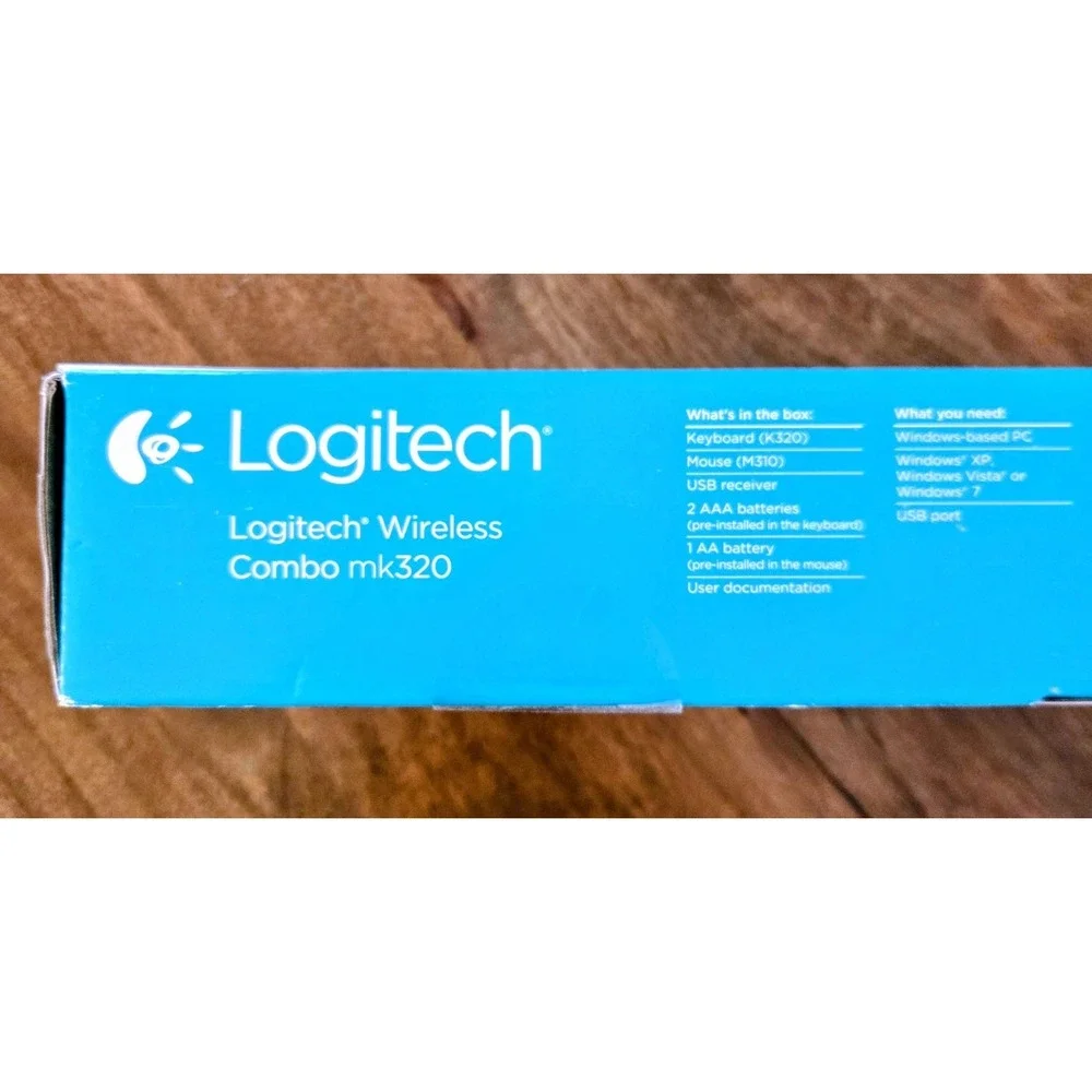 Logitech MK320 (920002836) Wireless Keyboard and Mouse Combo - New In Box